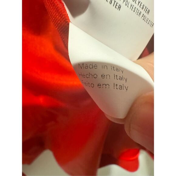 Plein Sud Jeanius red jersey knit blazer jacket size us 8 / fr 40 - Picture 5 of 7